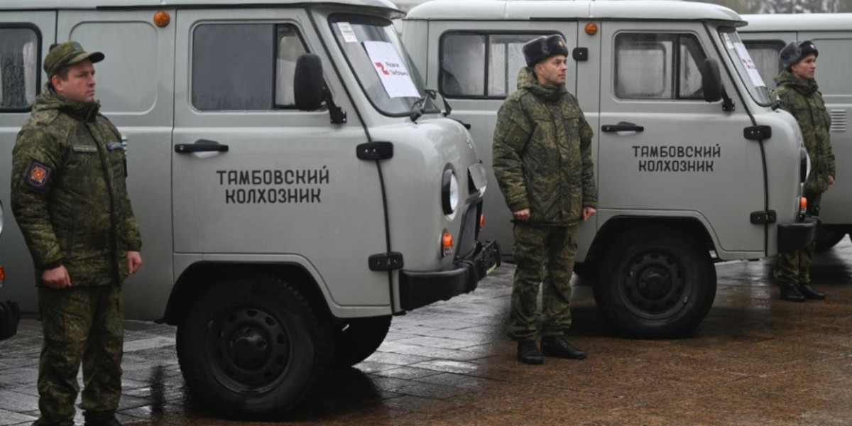 Тамбовчане отправили восемь военных автомобилей в зону спецоперации Павел Васильев